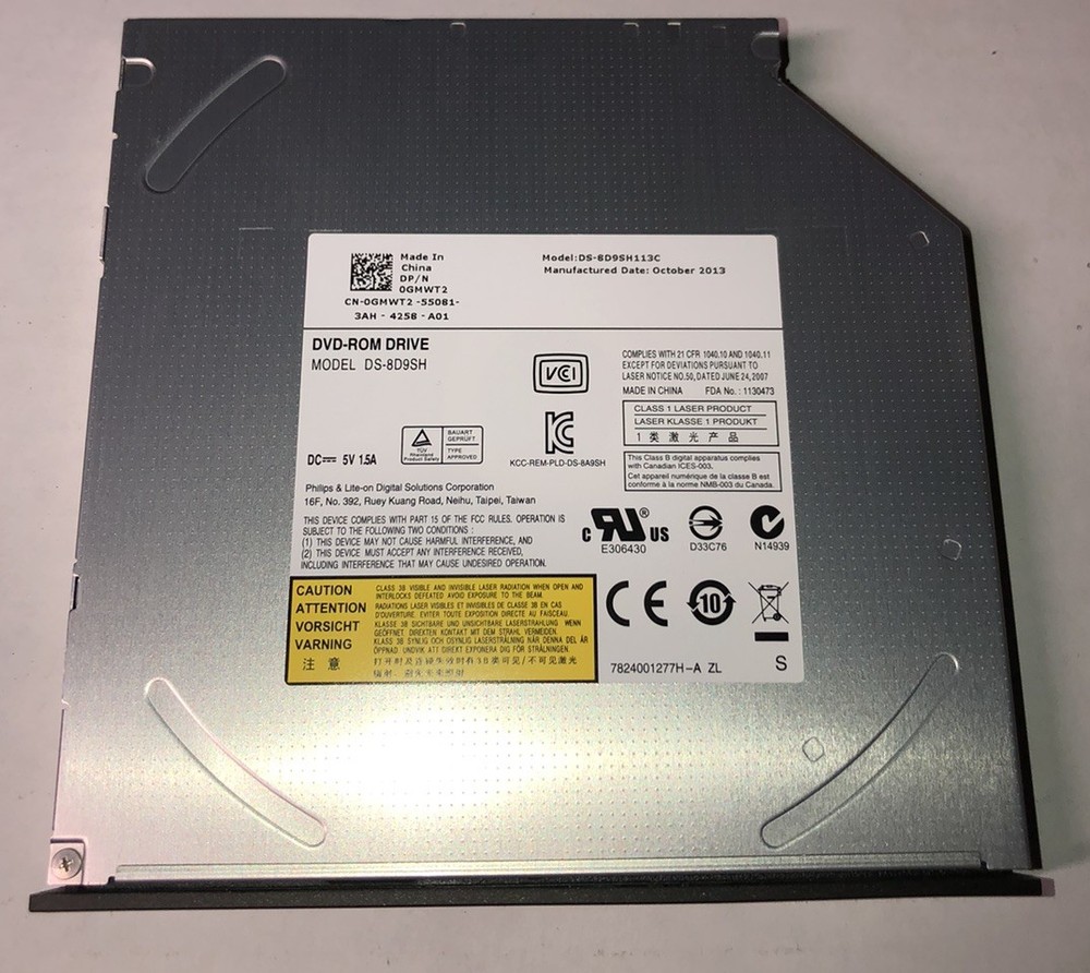 Dell Precision 0GMWT2 GMWT2 DVD ROM Drive DS-8D9SH - TESTED GOOD