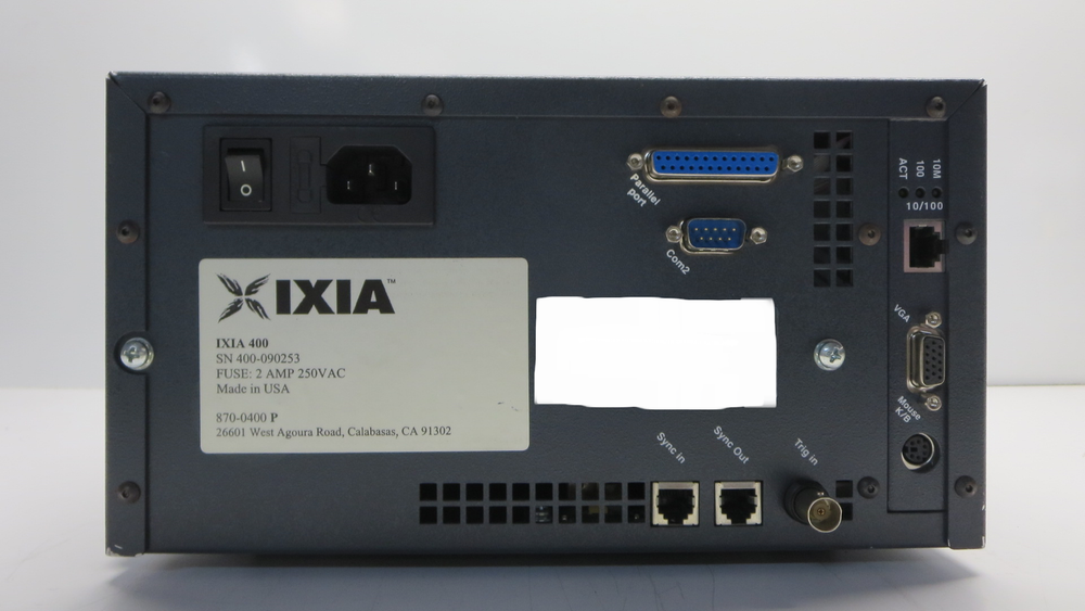 IXIA 000616271 TRAFFIC GENERATOR/ PERFORMANCE ANALYZER