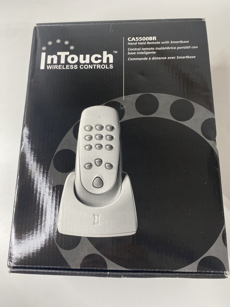 New Intermatic In Touch HAND HELD REMOTE W/BASE CA5500BR RECHARGEABLE