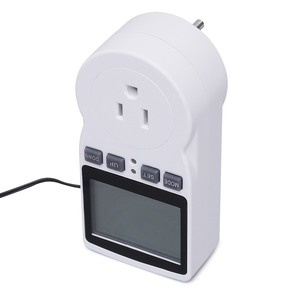 Digital Plug in Thermostat Timer Switch Socket Temperature Controller Switch