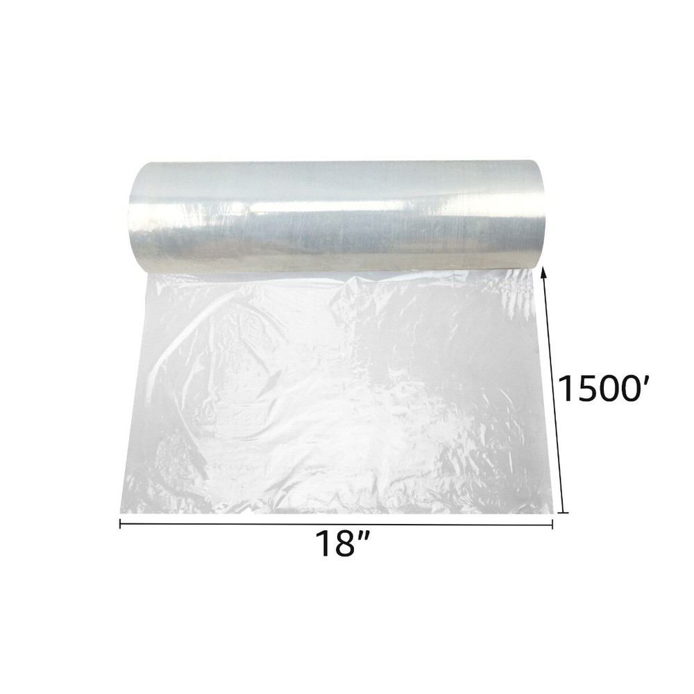 UOFFICE Stretch Wrap 18" x 1500' x 80G, 4 Rls/Cs