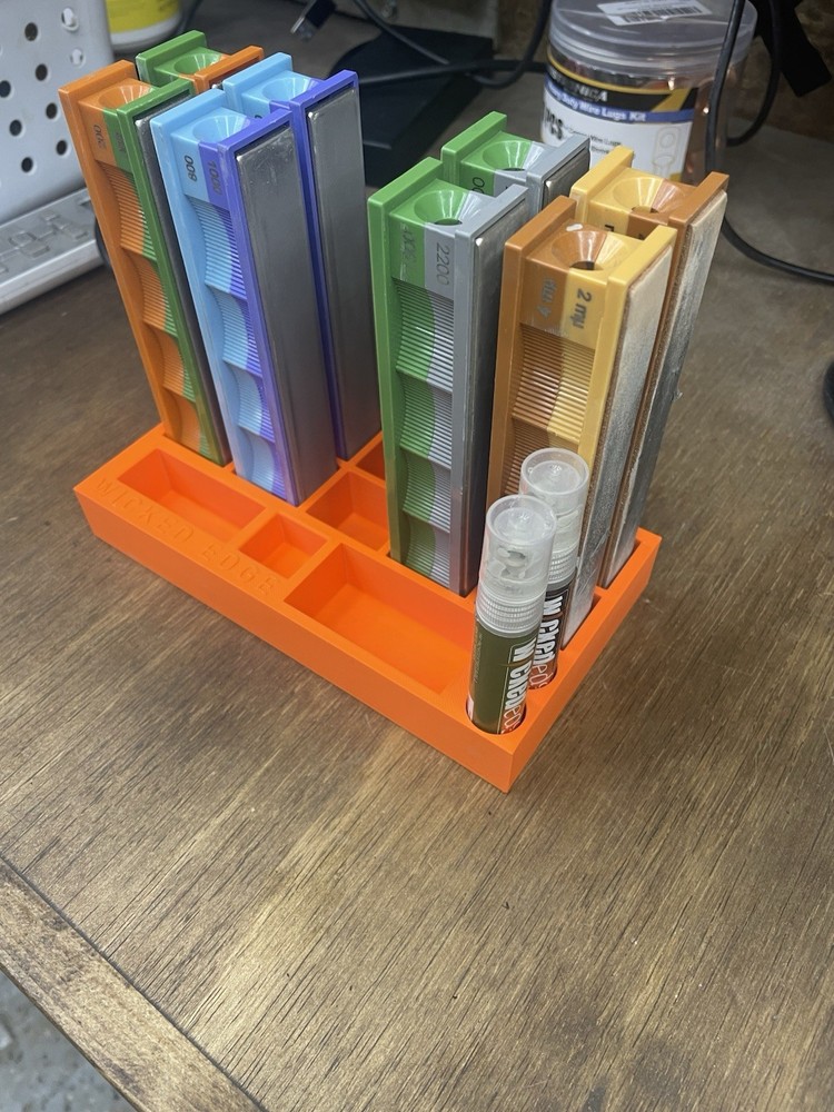 wicked edge stone Holder Orange Version