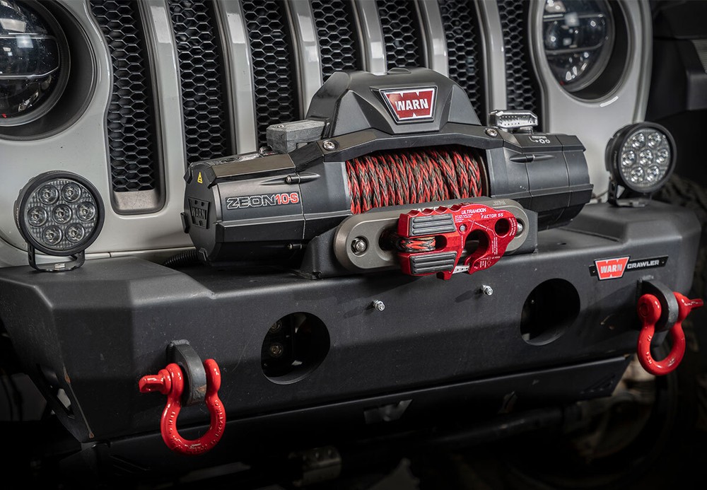 Factor 55 00250-04 ULTRAHOOK WINCH HOOK WITH SHACKLE Mount BLACK