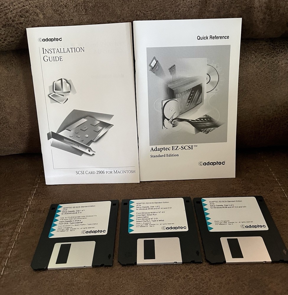Adaptec EZ SCSI STANDARD EDITION FOR WINDOWS 95/98 Vintage Computers Software