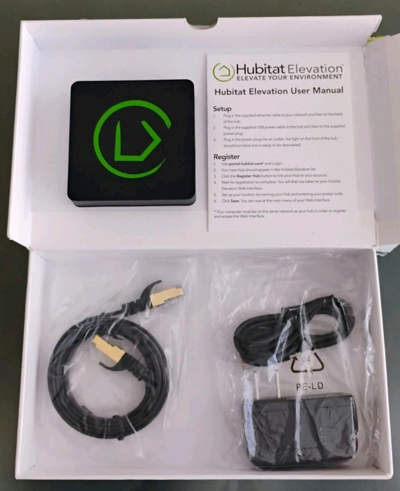 Hubitat Elevation C-5 Z-Wave Smart Home Hub S2 Security Local Control 🏠