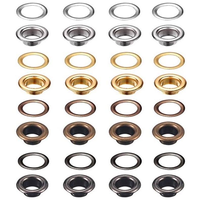 200set 3/16" Inner Diameter Metal Grommets Eyelets Grommet Tool Install Tool