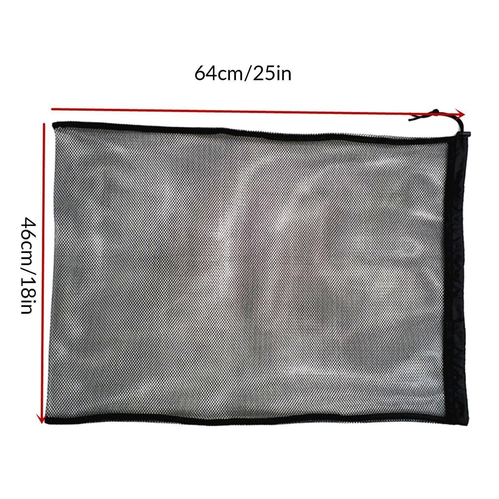 Multi Functional Drawstring Mesh Bag for Swim Beach Dive