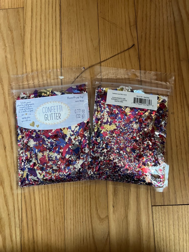 confetti glitter - multi mix