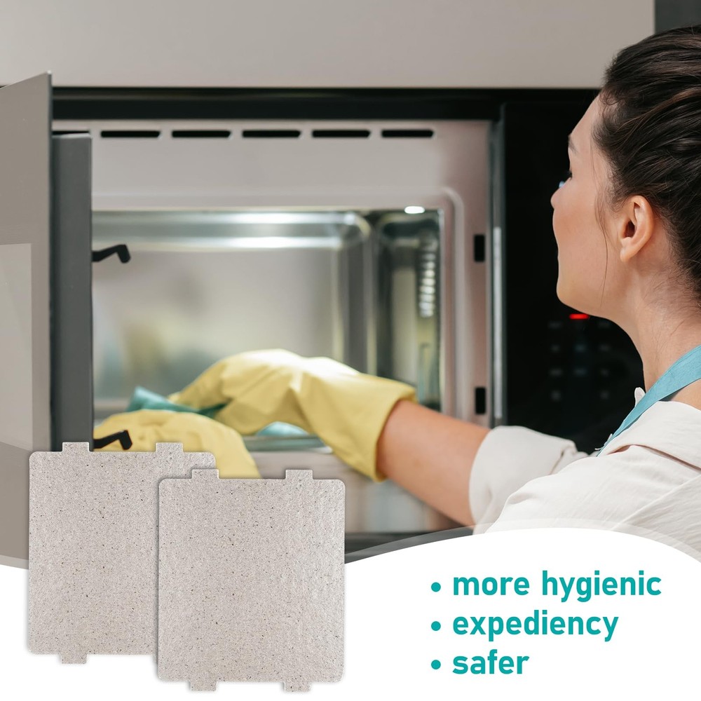 2 Pcs Microwave Waveguide Cover, Universal Mica Sheet Waveguide Cover Replace...