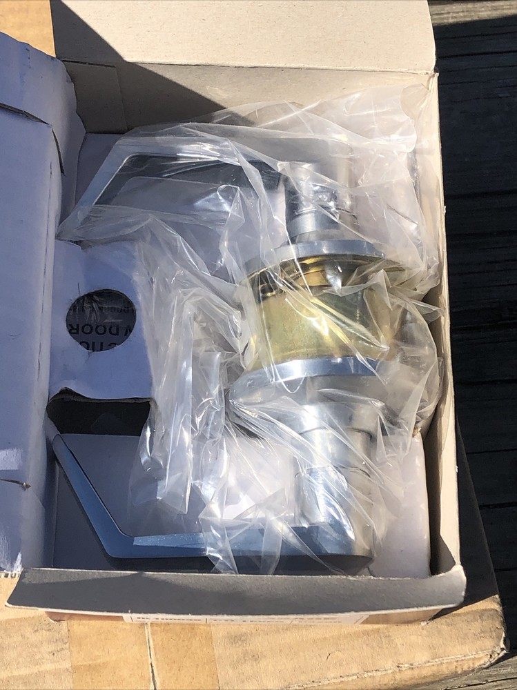 Tell LC3675 CTL, Brushed Chrome Finish, Passage Lever- Adjustable Backset