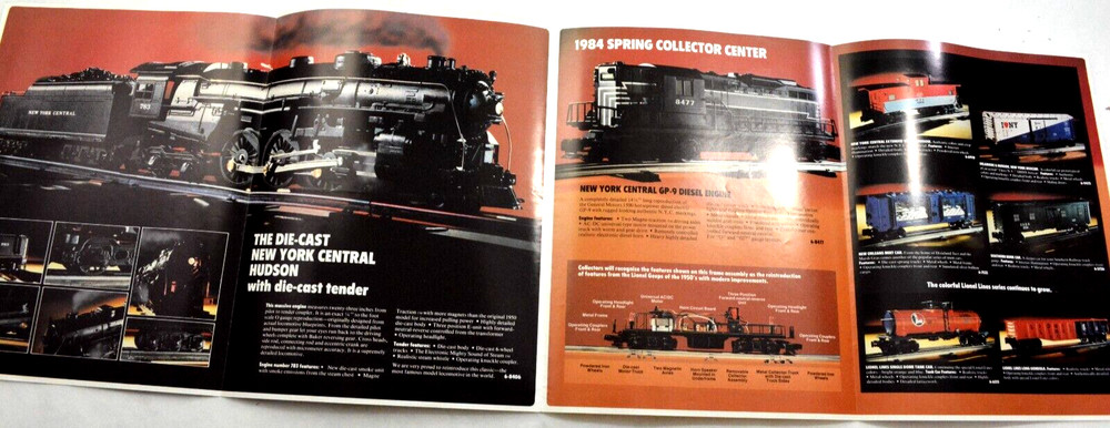 Lionel Highballs Into 1984! Trains Catalog