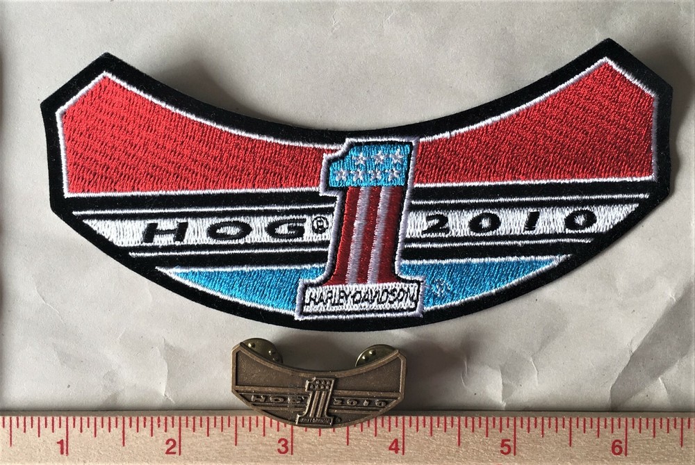 Harley-Davidson HOG Rocker Patch Pin  2010