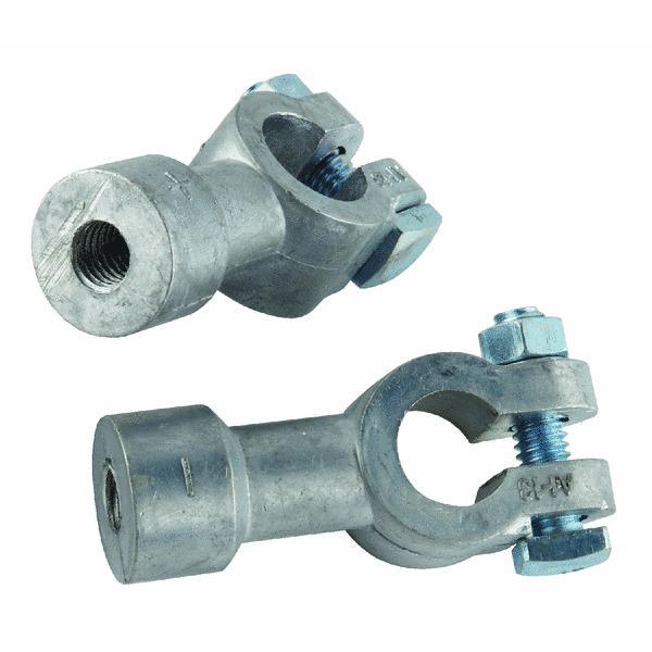 TOP POST TO SIDE MOUNT TERMINAL BATTERY ADAPTERS - LEAD - PAIR