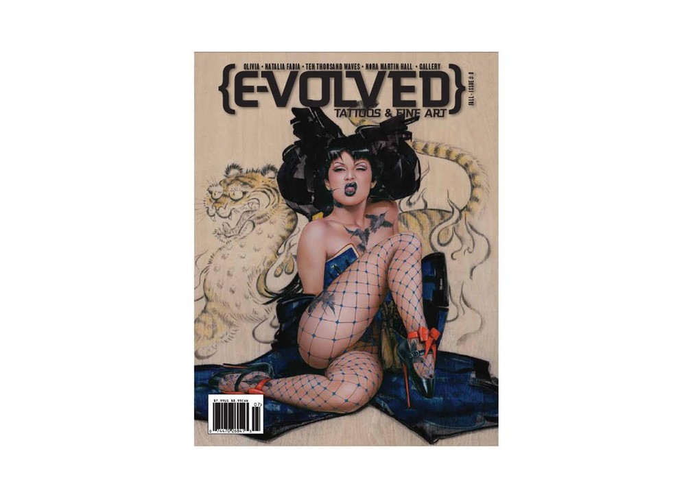 E-VOLVED #8 TATTOOS & FINE ART MAGAZINE EVOLVED