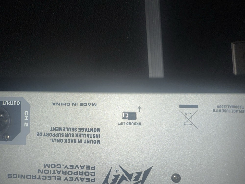 PEAVEY PV231EQ DUAL 31 BAND GRAPHIC EQUALIZER