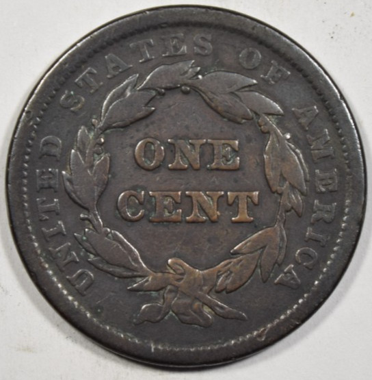 1842 LARGE CENT ~ NICE FINE! INV#2