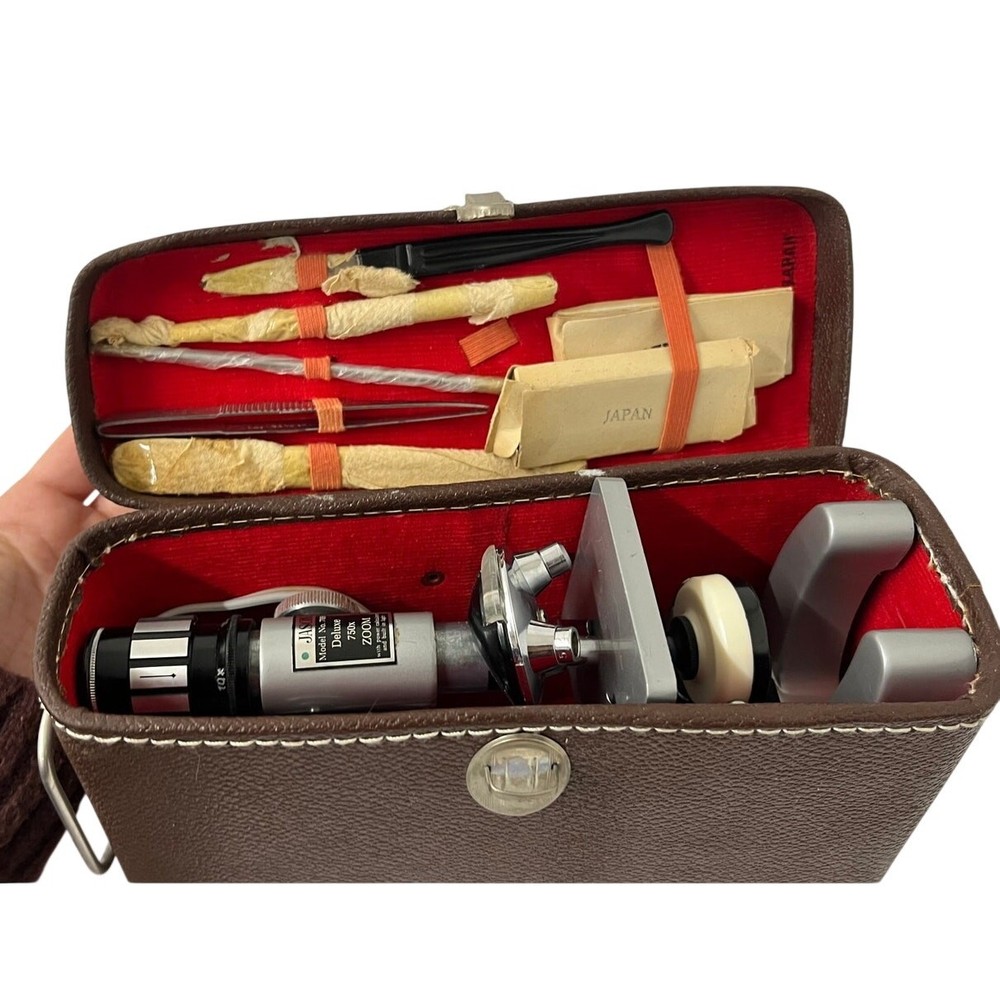 Jason Empire 708 Deluxe Microscope 750x w Case