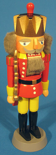 Small Red King German Nutcracker