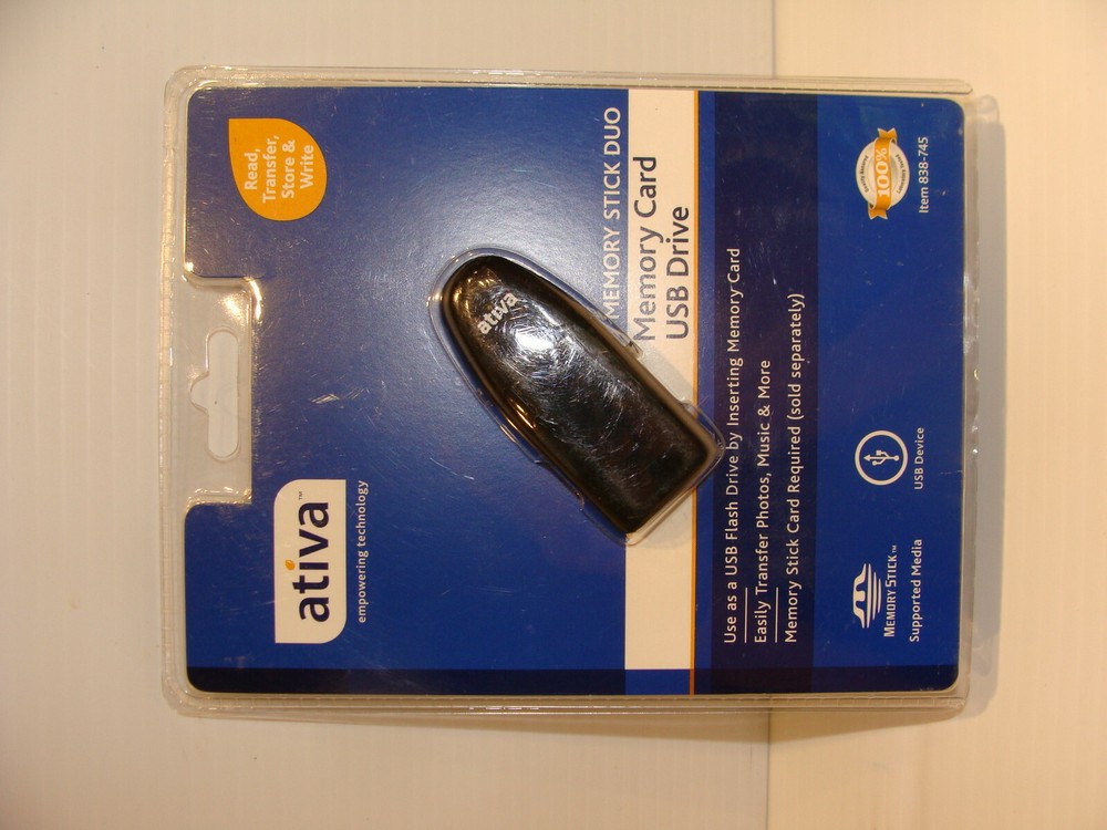 ATIVA MEMORY STICK DUO MEMORY CARD USB DRIVE