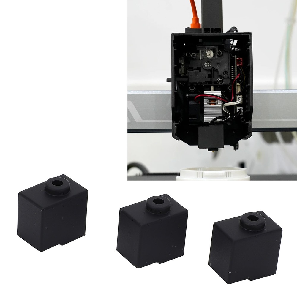 3Pcs Hotend Silicone Sock For Kobra 3 3D Printer Extruder Replacement Accessory