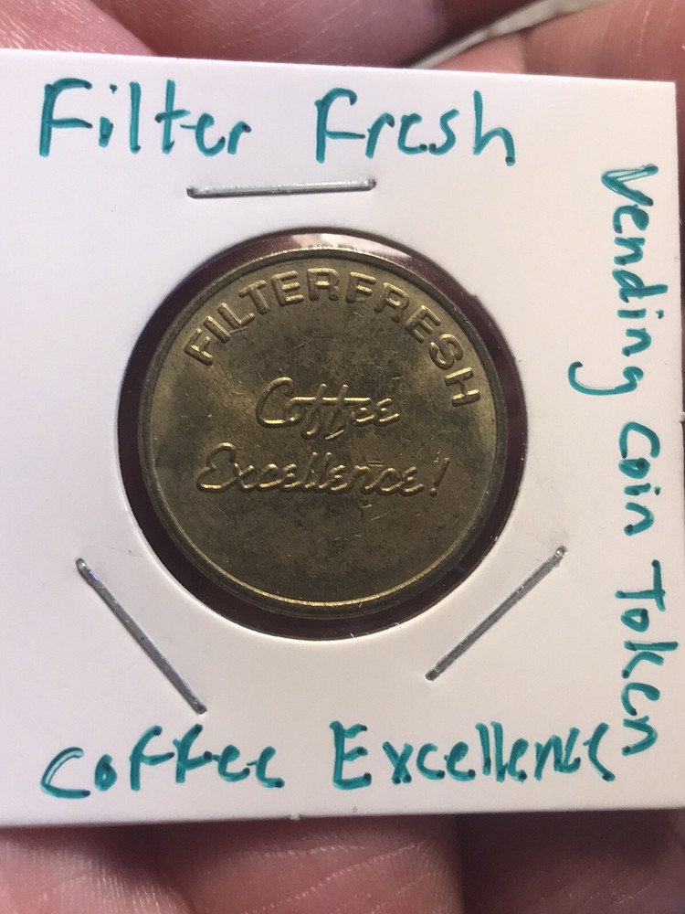 Filterfresh Coffee Excellence! Vending Coin Token 24mm