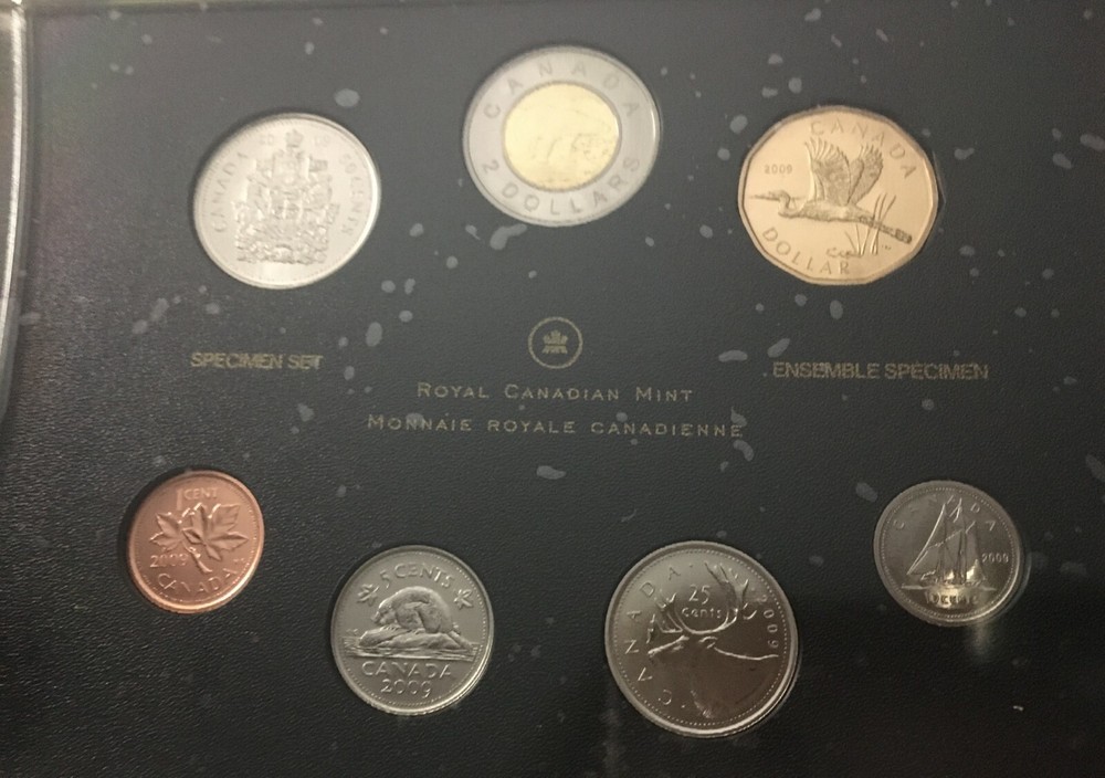 2009 CANADIAN MINT SPECIMEN SET:GREAT BLUE HERON