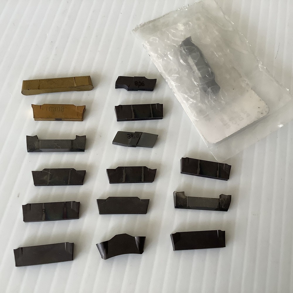 Carbide Inserts 16 Pcs Mixed Brands and Sizes
