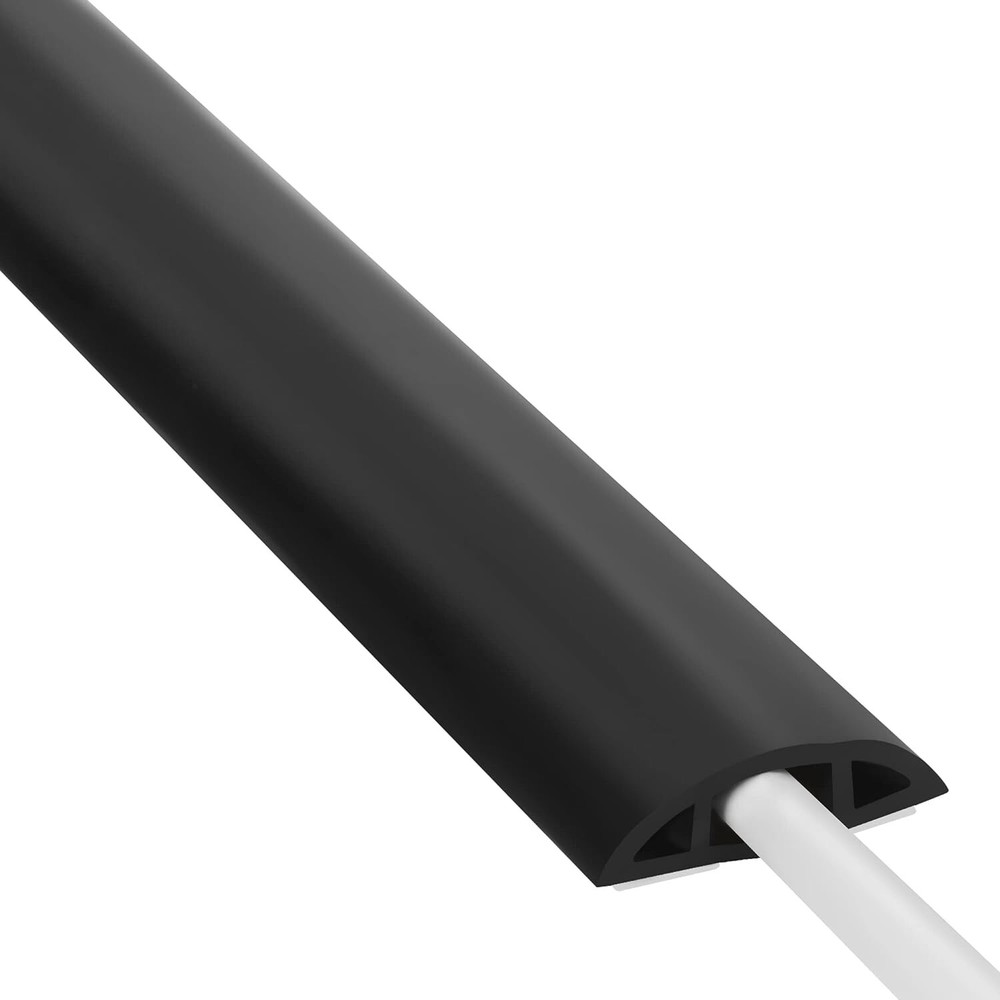 4ft Wire Cover for Electric Cords - Flexible PVC Trip Prevention Solution