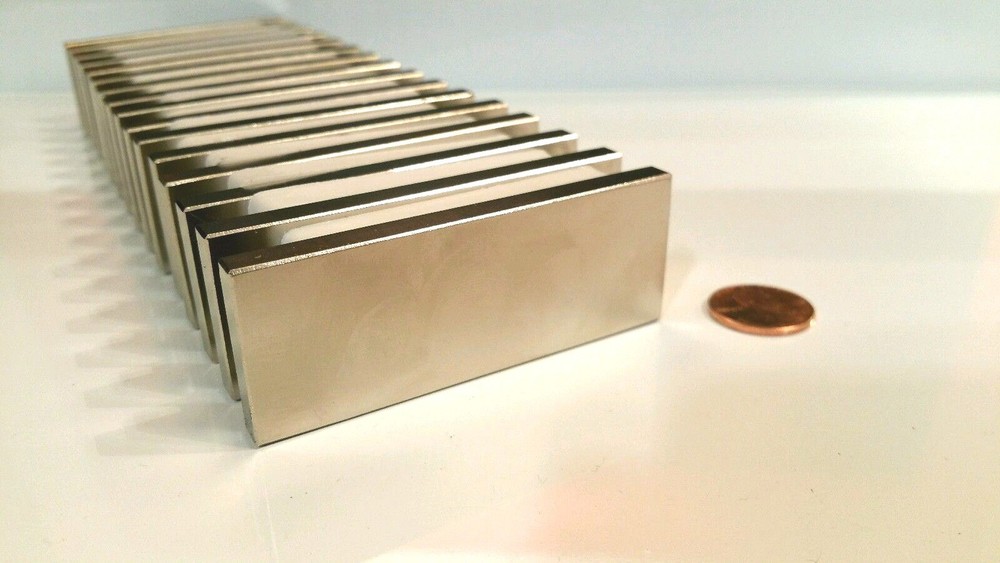 Neodymium Block Magnet N52 Large 3” Super  Rare Earth Pull Force 65 lbs