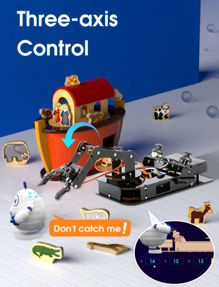 Robot Arm DIY Kit by ACEBOTT - Learn Programming & Coding - 4DOF