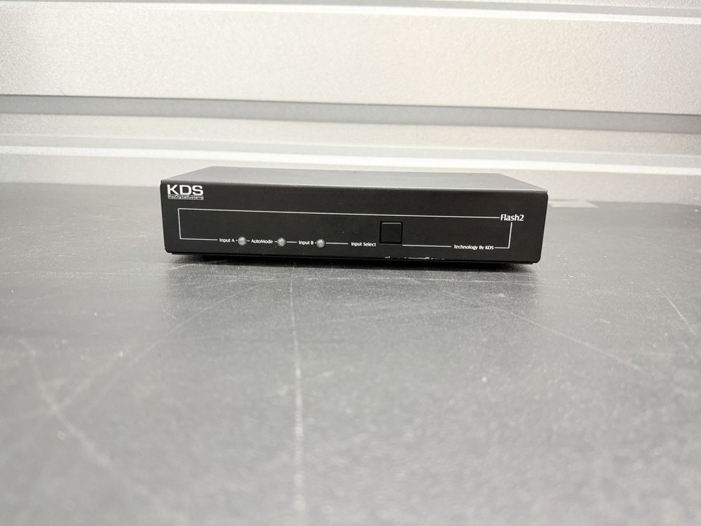 Key Digital KD-SW2x1 Flash2 Component Video & Audio Switcher 2x1 UNTESTED
