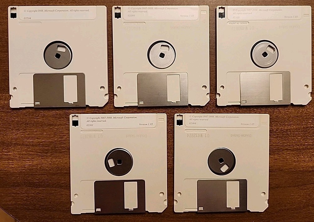 Microsoft Works 4 Tools In One Setup Utilities Help Printer 3.5" Disks IBM DOS