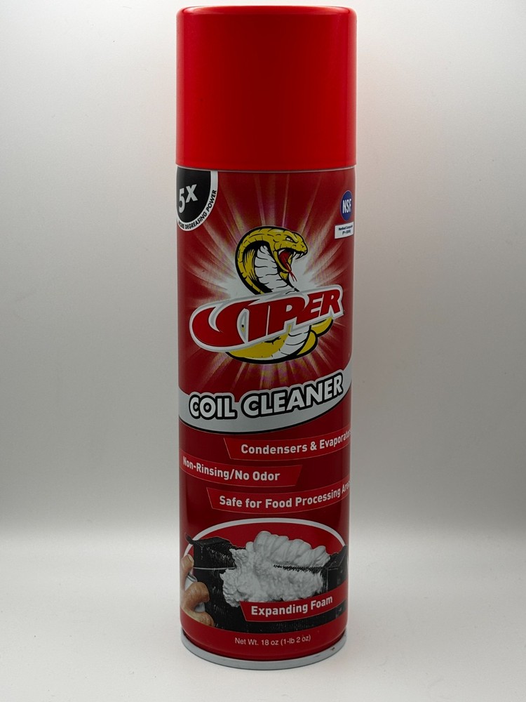 Viper RT375A Aerosol Foaming Coil Cleaner 18 oz HVAC Condenser/Evaporator