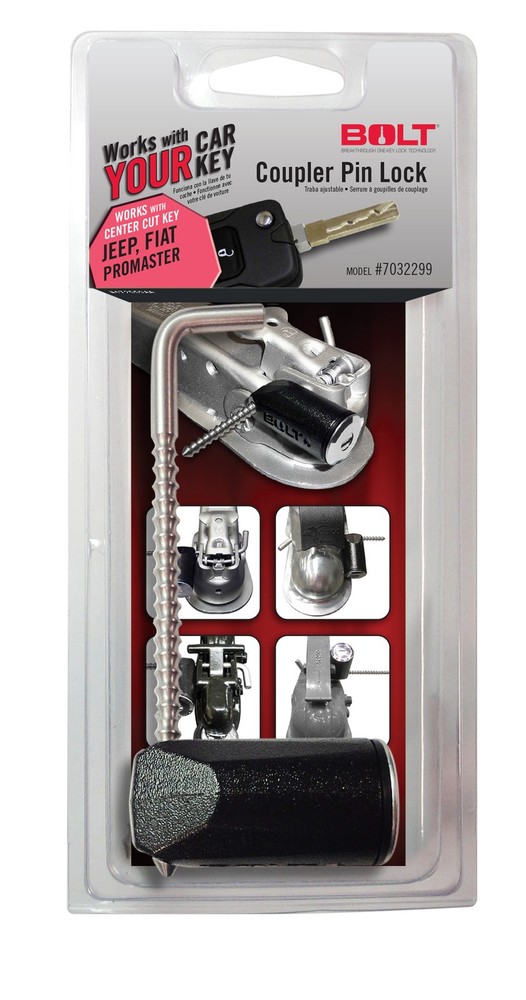 BOLT 7032299 Trailer Hitch Lock