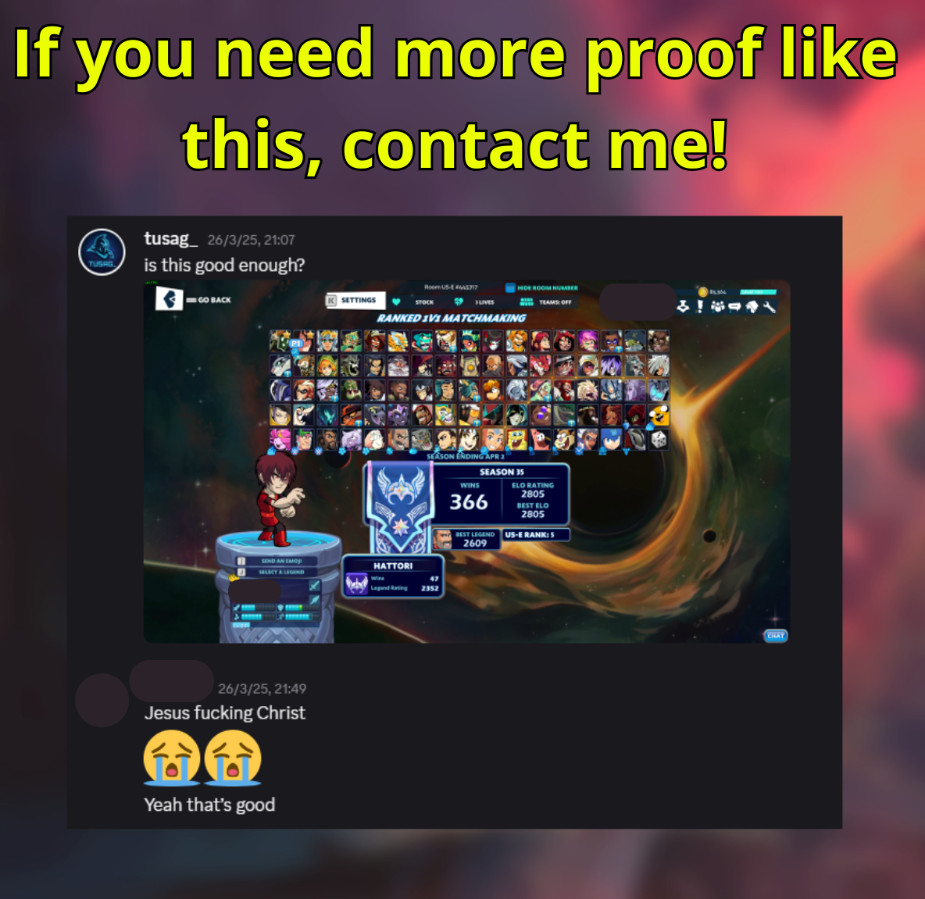 Brawlhalla Elo Boost | Fastest & Cheapest Boosting | PC/PS/Xbox/Mobile