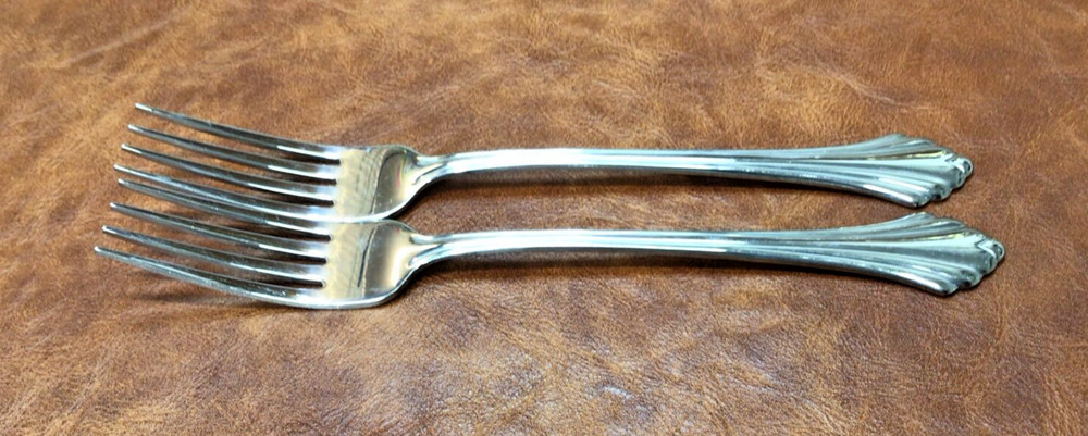 Oneida Bancroft Dinner Forks Stainless Set of 2