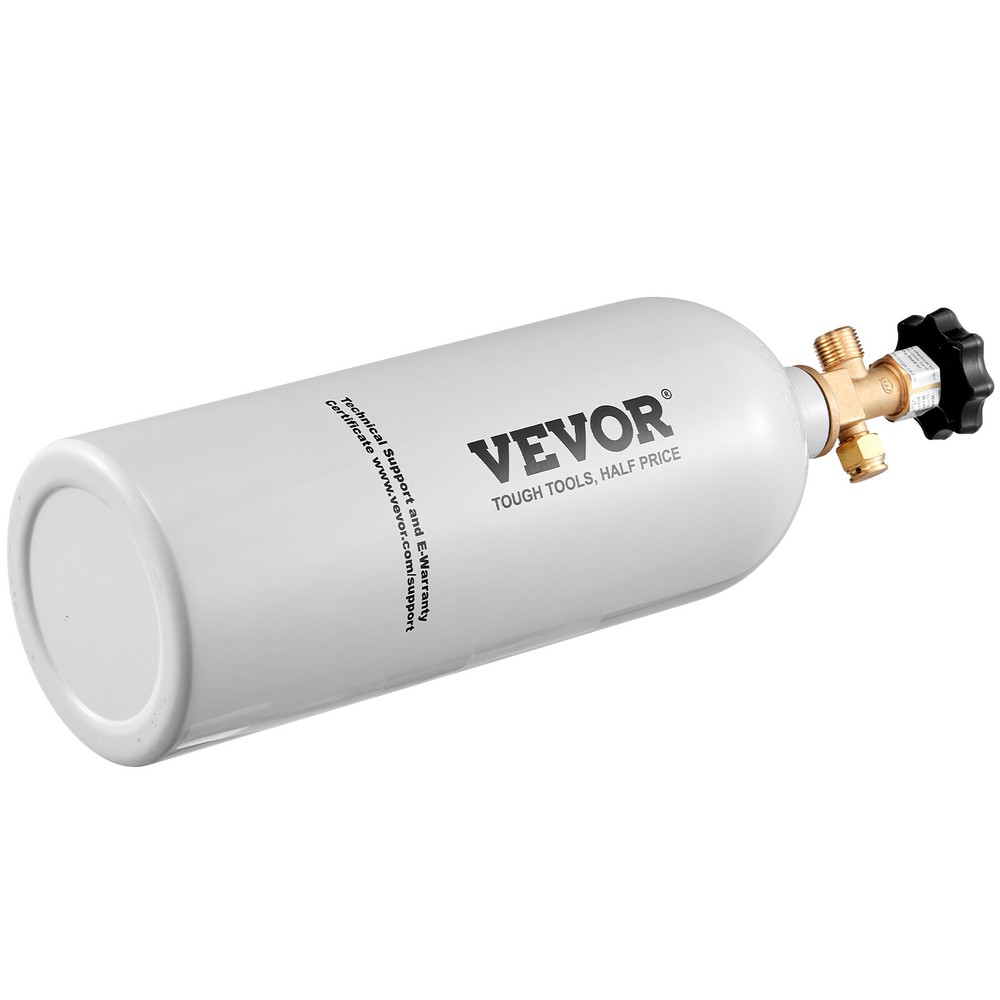 VEVOR 5 Lbs CO2 Tank Aluminum Gas Cylinder with CGA320 Valve For Draft Soda Beer