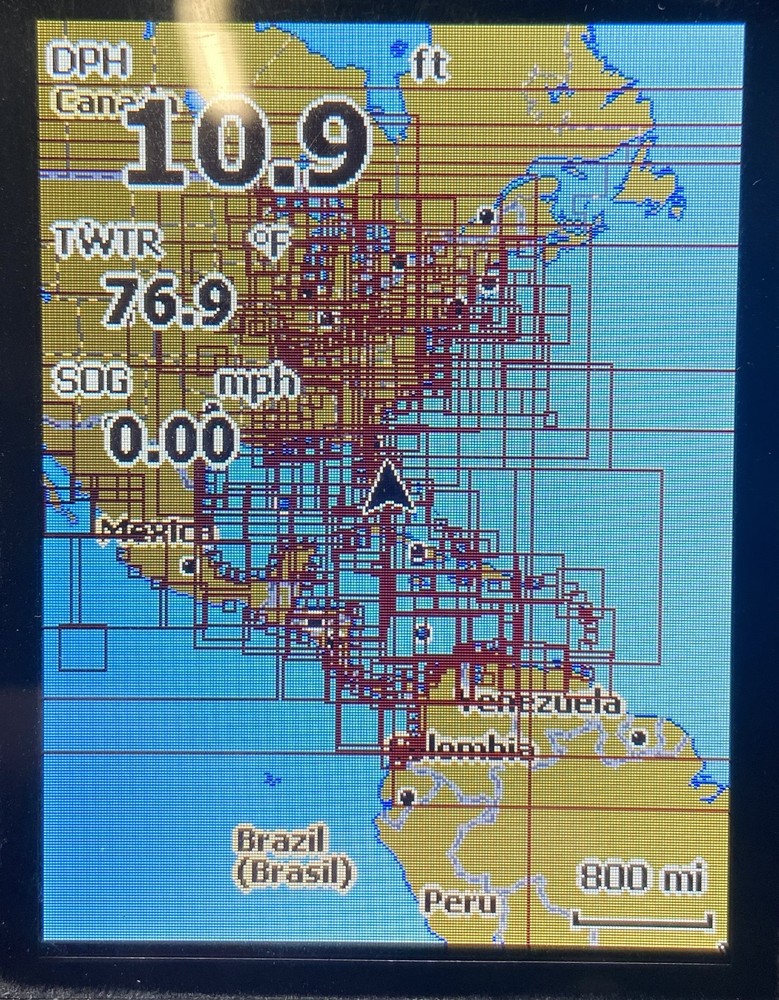Lowrance - Elite-4 - Chartplotter/Fishfinder - Updated/Tested Good!