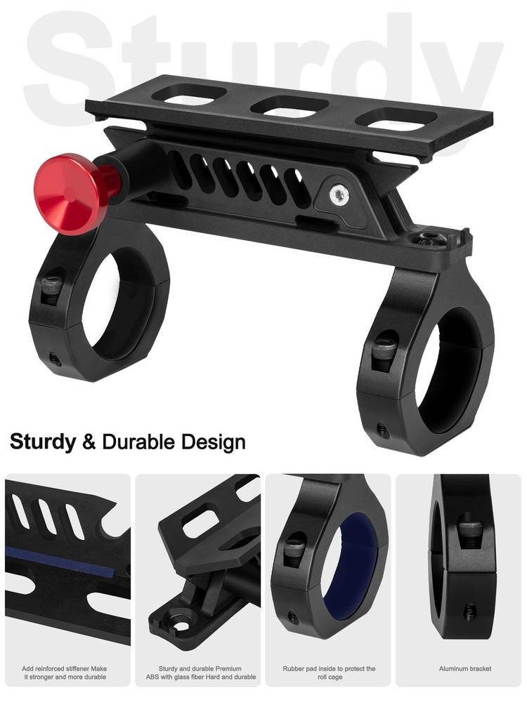 Quick Release UTV Fire Extinguisher Mount Kits, Adjustable Roll Bar Fire