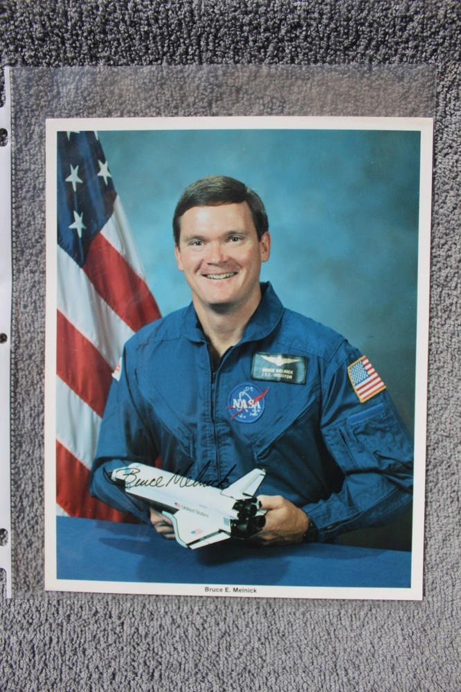Astronaut Autograph - Space - Shuttle NASA - BRUCE E. MEINICK - Signed