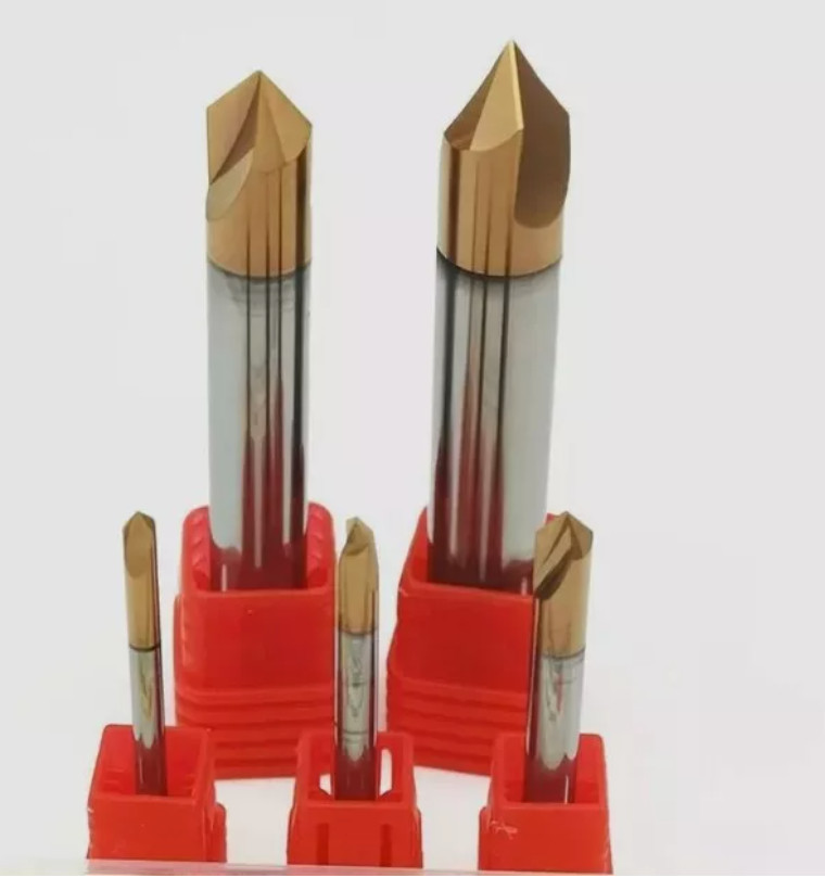Solid Carbide 90°Degree Chamfer&Spotting 3mm-16mm Countersink Cutter 2Flute