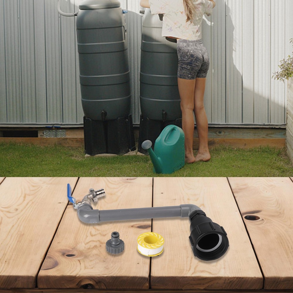 IBC Adapter Robust Brass Material Versatile Applications Irrigation Accessory