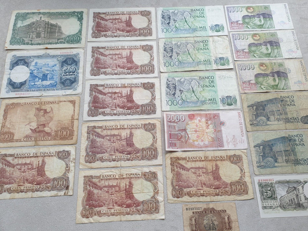 Spain Lot Banknotes