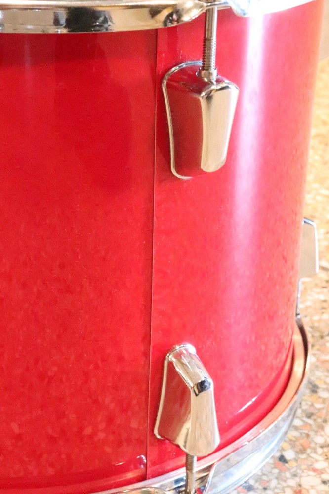 Percussion Plus 10x12 Rack Tom Drum Red Wrap