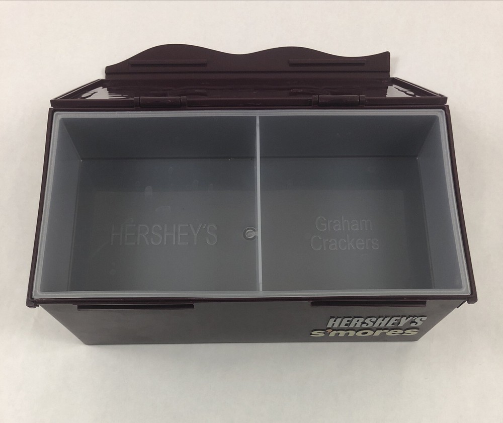Hershey's S'mores Caddy Case Chocolate Graham Crackers Marshmallows Camping Box
