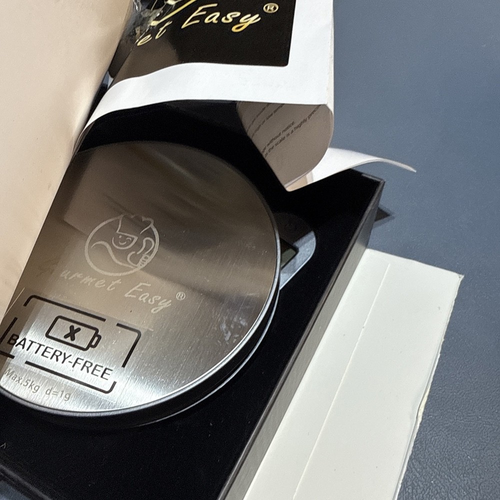 Gourmet Easy Dynamo Kitchen Scale New Open Box