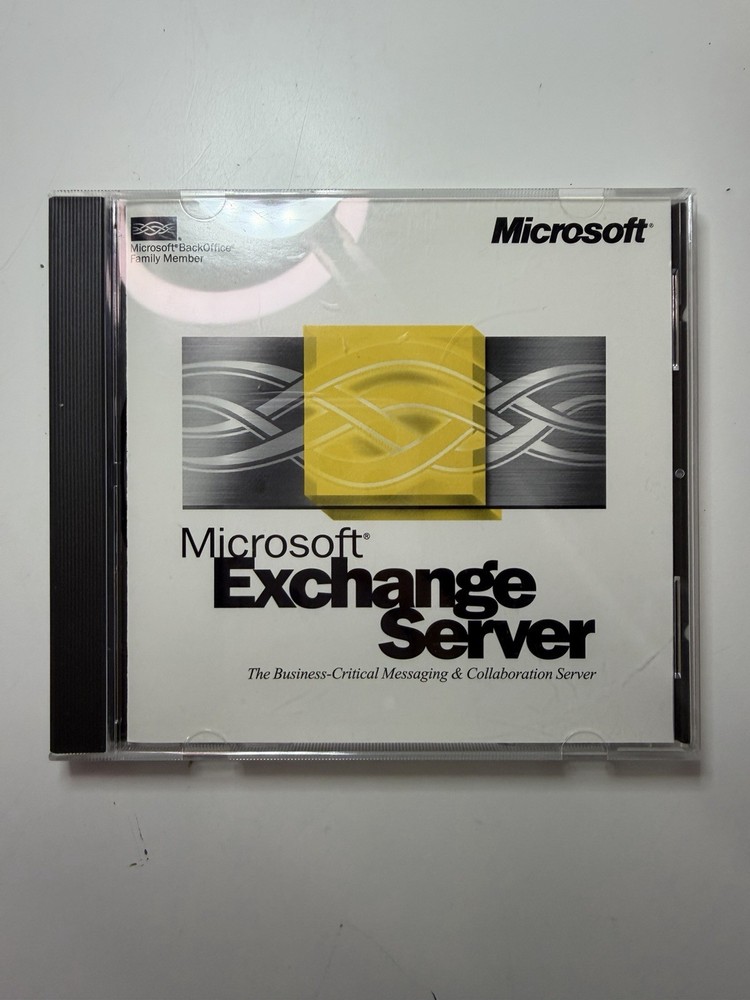 Microsoft Exchange Server 5.5 BackOffice – CD w/ Key – Vintage Server Software