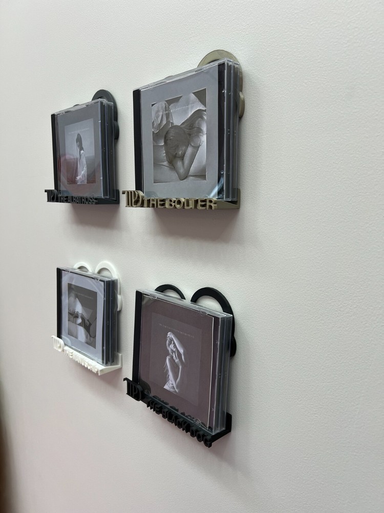 T Swift Inspired CD Wall Mount - "The Bolter" double disk TTPD