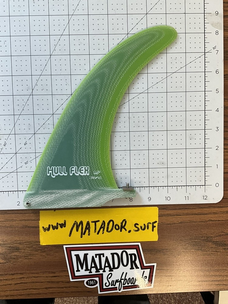 Rainbow surfboard fin 8.5” hull flex surf surfing New