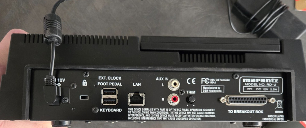 Marantz Professional Model: RD-2/E1B Reporter Deck 2